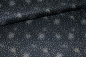 Preview: Designer-Baumwollstoff Clusters Black Hole metallic schwarz (10 cm)
